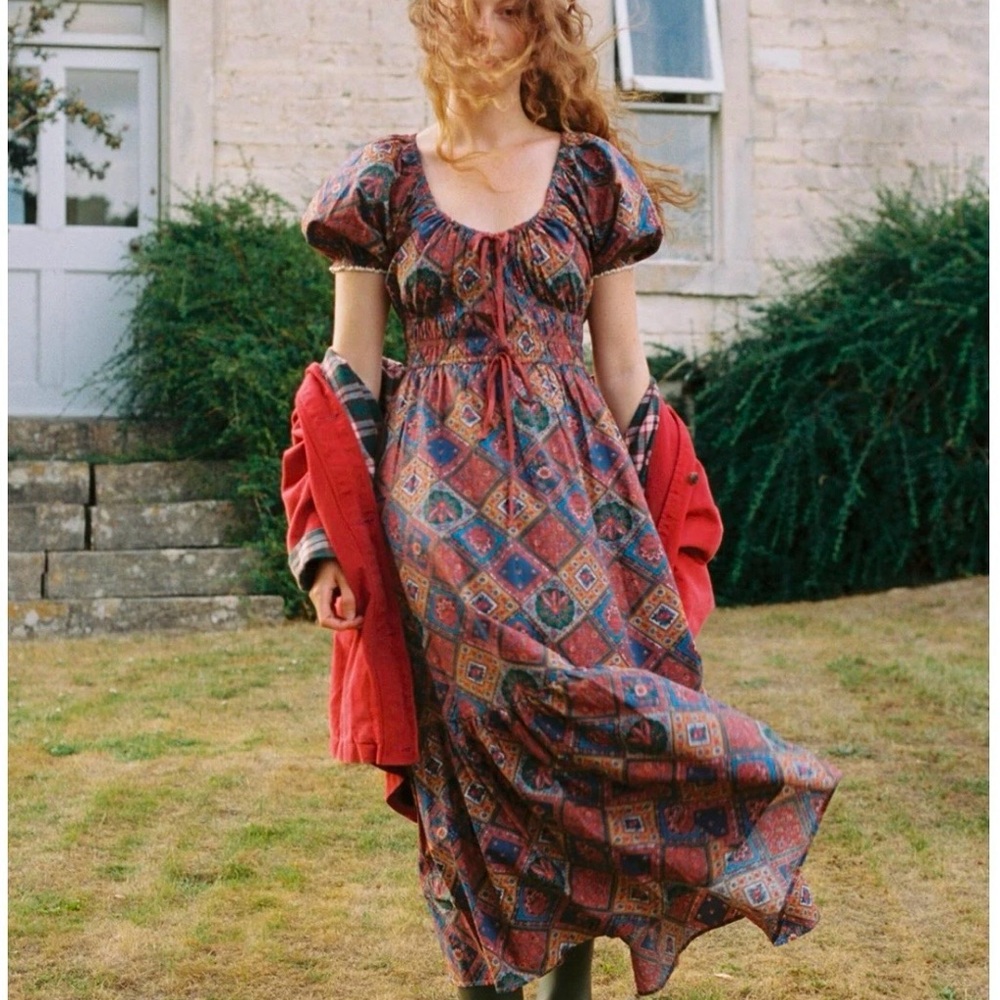 Christy Dawn Brynne Dress Ruby Patchwork